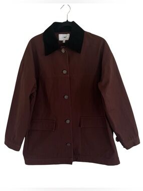 Le Bop Dree Mid-Length Barn Jacket in Chocolate Brown Medium